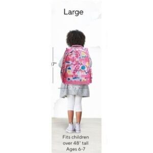 Pottery Barn Kids Backpack Mackenzie Pink Sasha's Garden Pink Girls Youth Floral